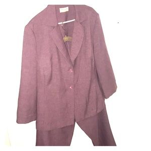 Purple Blazer and pant Set